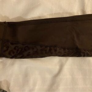 Aerie OFFLINE goals high waisted leopard mesh brown legging